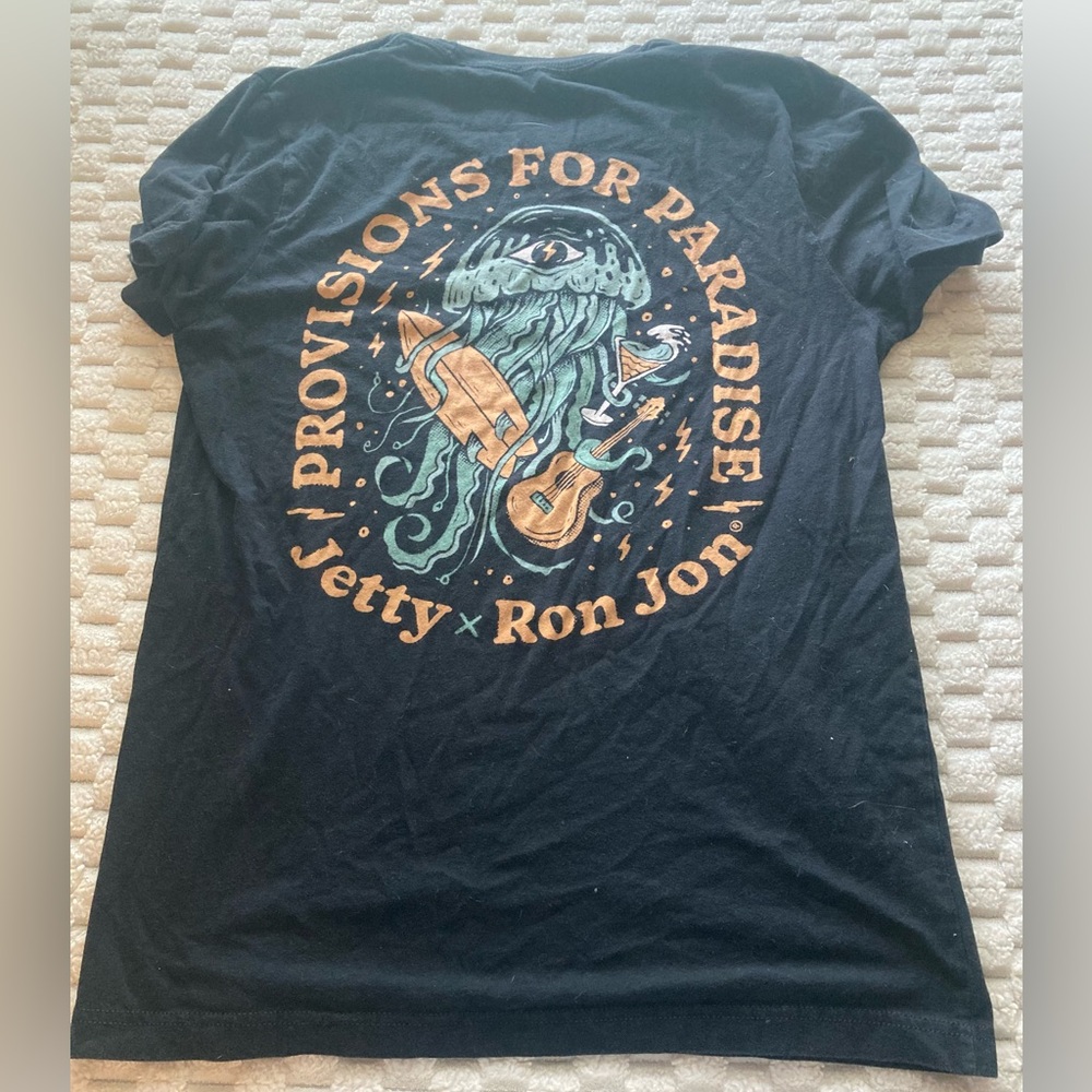 Ron Jon Soft Black Graphic T-Shirt